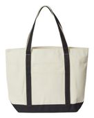 Liberty Bags Xl Zippered Cotton Canvas Resort Tote Bag LIB-8873