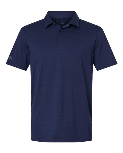 Adidas Textured Stripe Polo ADI-A704. Printing is available for this item.