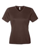 Team 365 Women's Zone Performance Mesh T-Shirt TT15W SPORT DARK BROWN Primary