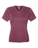 Team 365 Women's Zone Performance Mesh T-Shirt TT15W SPORT DARK MAROON Primary