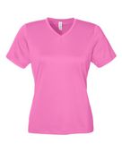 Team 365 Women's Zone Performance Mesh T-Shirt TT15W SPORT CHARITY PINK Primary