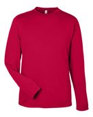 Core365 Unisex Capital Long Sleeve Performance T-Shirt CE10L CLASSIC RED Primary