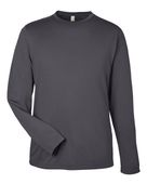 Core365 Unisex Capital Long Sleeve Performance T-Shirt CE10L CARBON Primary