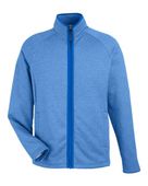 Core365 Men's Venture Heathered Stripe Full-Zip CE72