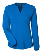 Devon & Jones Women's Raleigh Half-Placket Knit Top DP122W
