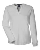 Devon & Jones Women's Raleigh Half-Placket Knit Top DP122W