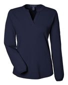 Devon & Jones Women's Raleigh Half-Placket Knit Top DP122W