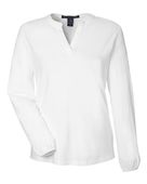 Devon & Jones Women's Raleigh Half-Placket Knit Top DP122W