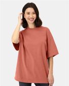 Hanes Beefy-T Retro Street T-Shirt 5180R PICANTE PINK Primary