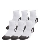 Under Armour Performance Tech Unisex 6-Pack Quarter Socks 1386245
