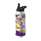 Logo Brands Lsu 34Oz Native Quencher Bottle 162-S34qb-63 Lsu Tigers