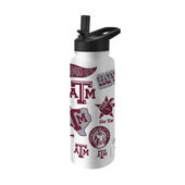 Logo Brands Texas A&M 34Oz Native Quencher Bottle 219-S34qb-63 Texas A&M Aggies