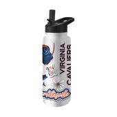 Logo Brands Virginia 34Oz Native Quencher Bottle 234-S34qb-63 Virginia Cavaliers