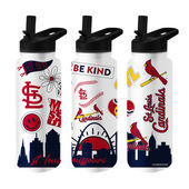 Logo Brands St Louis Cardinals 34Oz Native Quencher Bottle 527-S34qb-63 St. Louis Cardinals