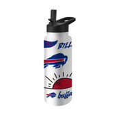 Logo Brands Buffalo Bills 34Oz Native Quencher Bottle 604-S34qb-63 Buffalo Bills