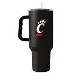 Logo Brands Cincinnati 40Oz Flipside Powder Coat Tumbler 121-S40pt-34 Cincinnati Bearcats