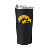 Logo Brands Iowa 20Oz Flipside Powder Coat Tumbler 155-S20pt-34 Iowa Hawkeyes