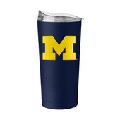 Logo Brands Michigan 20Oz Flipside Powder Coat Tumbler 171-S20pt-34 Marshall Thundering Herd