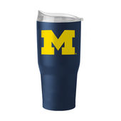 Logo Brands Michigan 30Oz Flipside Powder Coat Tumbler 171-S30pt-34 Marshall Thundering Herd