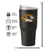 Logo Brands Missouri 30Oz Flipside Powder Coat Tumbler 178-S30pt-34 Missouri Tigers