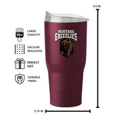 Logo Brands Montana 30Oz Flipside Powder Coat Tumbler 179-S30pt-34 Montana Grizzlies