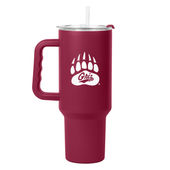 Logo Brands Montana 40Oz Flipside Powder Coat Tumbler 179-S40ptc-34 Montana Grizzlies