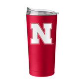 Logo Brands Nebraska 20Oz Flipside Powder Coat Tumbler 182-S20pt-34 Nebraska Cornhuskers