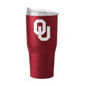 Logo Brands Oklahoma 30Oz Flipside Powder Coat Tumbler 192-S30pt-34 Oklahoma Sooners