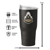 Logo Brands Purdue 30Oz Flipside Powder Coat Tumbler 201-S30pt-34 Purdue Boilermakers