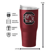 Logo Brands South Carolina 30Oz Flipside Powder Coat Tumbler 208-S30pt-34 South Carolina Gamecocks