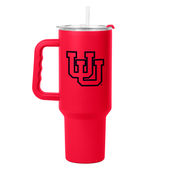 Logo Brands Utah 40Oz Flipside Powder Coat Tumbler 230-S40ptc-34 Utah Utes