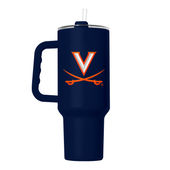 Logo Brands Virginia 40Oz Flipside Powder Coat Tumbler 234-S40ptc-34 Virginia Cavaliers