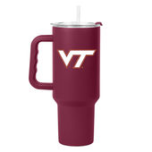 Logo Brands Virginia Tech 40Oz Flipside Powder Coat Tumbler 235-S40ptc-34 Virginia Tech Hokies