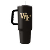 Logo Brands Wake Forest 40Oz Flipside Powder Coat Tumbler 236-S40pt-34 Wake Forest Demon Deacons