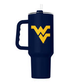 Logo Brands West Virginia 40Oz Flipside Powder Coat Tumbler 239-S40ptc-34 West Virginia Mountaineers