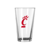 Logo Brands Cincinnati 16Oz Gameday Pint Glass 121-G16p-1 Cincinnati Bearcats
