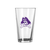 Logo Brands East Carolina 16Oz Gameday Pint Glass 131-G16p-1 East Carolina Pirates