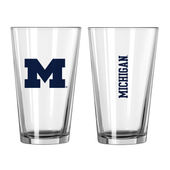 Logo Brands Michigan 16Oz Gameday Pint Glass 171-G16p-1 Marshall Thundering Herd