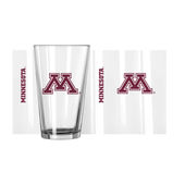 Logo Brands Minnesota 16Oz Gameday Pint Glass 175-G16p-1 Minnesota Golden Gophers