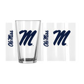 Logo Brands Ole Miss 16Oz Gameday Pint Glass 176-G16p-1 Mississippi Rebels