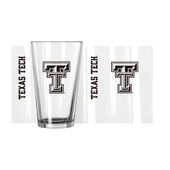 Logo Brands Texas Tech 16Oz Gameday Pint Glass 220-G16p-1 Texas Tech Red Raiders