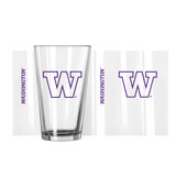 Logo Brands Washington 16Oz Gameday Pint Glass 237-G16p-1 Washington Huskies