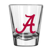 Logo Brands Alabama 2Oz Gameday Shot Glass 102-G2s-1 Alabama Crimson Tide
