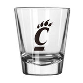Logo Brands Cincinnati 2Oz Gameday Shot Glass 121-G2s-1 Cincinnati Bearcats