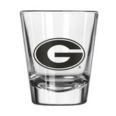 Logo Brands Georgia 2Oz Gameday Shot Glass 142-G2s-1 Georgia Bulldogs