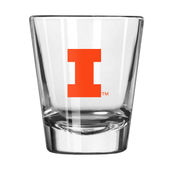 Logo Brands Illinois 2Oz Gameday Shot Glass 151-G2s-1 Illinois Fighting Illini