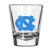 Logo Brands North Carolina 2Oz Gameday Shot Glass 185-G2s-1 North Carolina Tar Heels