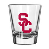 Logo Brands Usc 2Oz Gameday Shot Glass 205-G2s-1 Usc Trojans