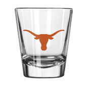 Logo Brands Texas 2Oz Gameday Shot Glass 218-G2s-1 Texas Longhorns
