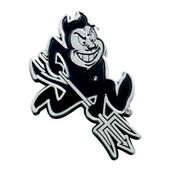 Fan Mats Arizona State University Chrome Emblem 107-F600 Arizona State Sun Devils